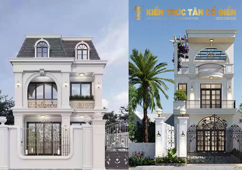 Chi phí xây dựng nhà phố tân cổ điển là yếu tố được nhiều gia chủ quan tâm khi lựa chọn phong cách kiến trúc sang trọng