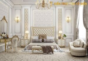 Với thiết kế chuẩn mực, vật liệu cao cấp và cách phối màu tinh tế, bạn sẽ có được một không gian nghỉ ngơi đúng nghĩa – thanh lịch, ấm cúng và bền vững cùng thời gian.