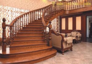 Các loại cầu thang gỗ tân cổ điển đẹp và phổ biến không chỉ đảm bảo công năng mà còn nâng tầm đẳng cấp không gian sống.