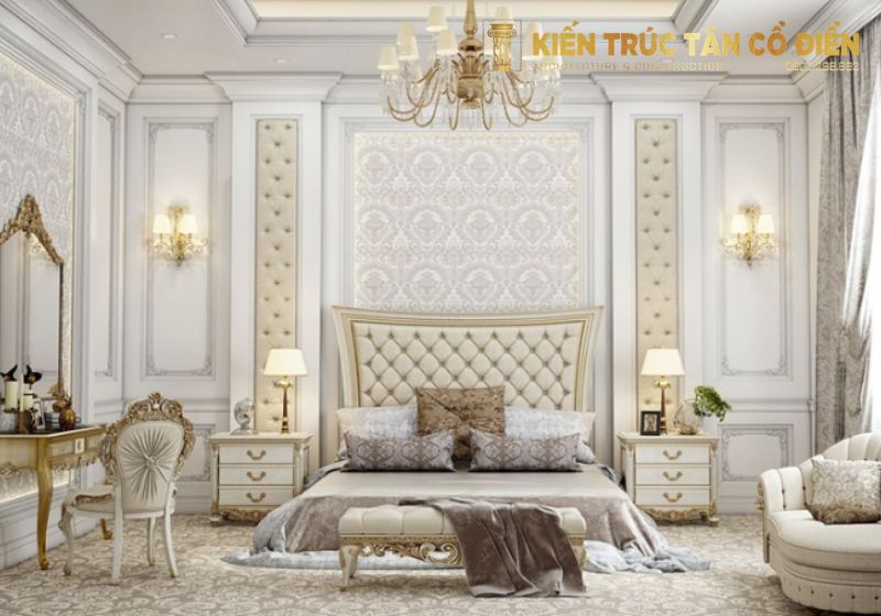 Phong cách tân cổ điển nhẹ nhàng cho không gian nhỏ là lựa chọn lý tưởng cho những gia chủ yêu thích vẻ đẹp sang trọng