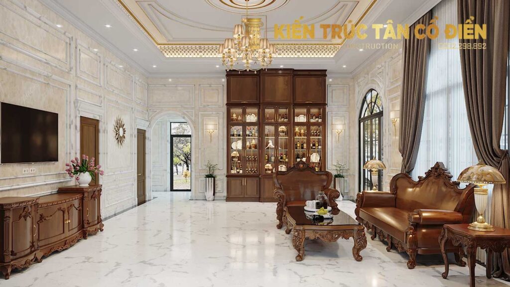 Những mẫu nội thất nhà phố tân cổ điển đẹp mang lại sự sang trọng và tinh tế cho không gian sống 