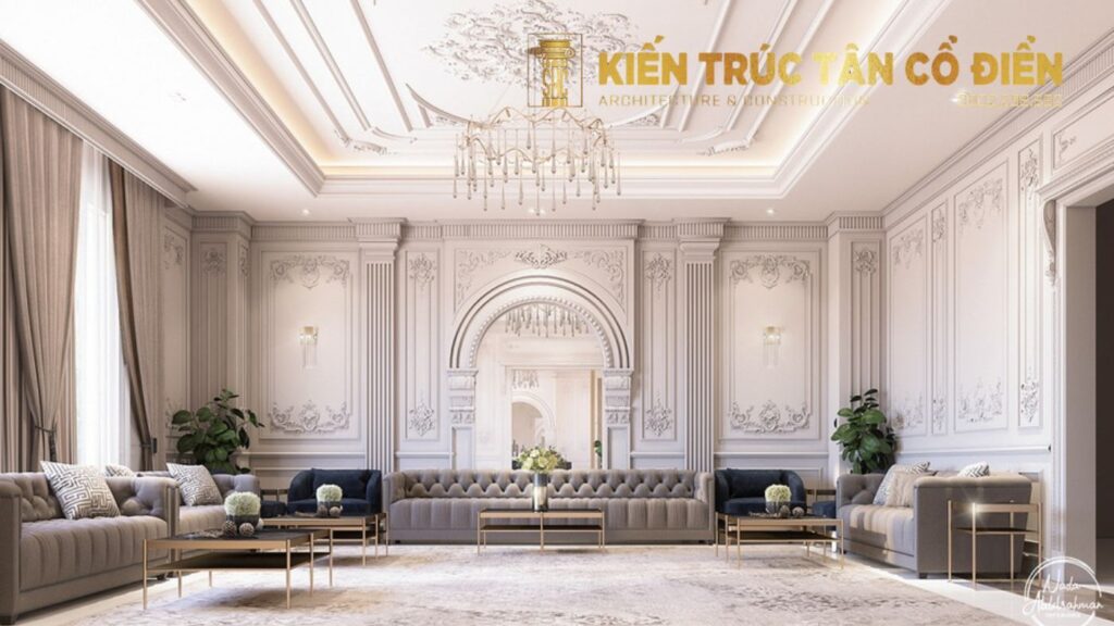 Thiết kế nội thất tân cổ điển không chỉ mang lại vẻ đẹp sang trọng, đẳng cấp mà còn cần tuân thủ những yếu tố phong thủy 