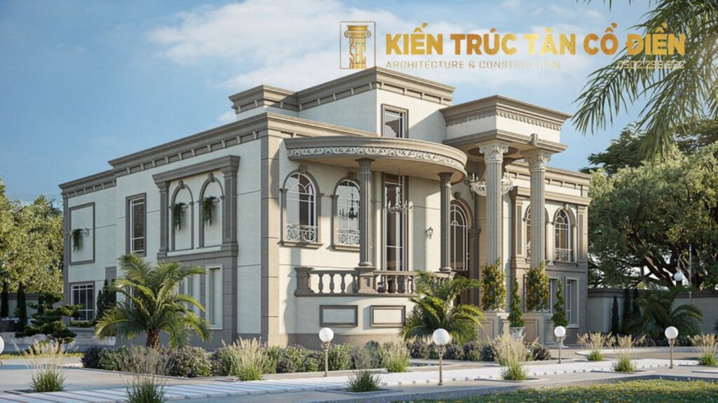 Phong cách tân cổ điển đơn giản giữ lại những chi tiết tinh túy nhất của kiến trúc cổ điển nhưng lược bỏ sự cầu kỳ, rườm rà