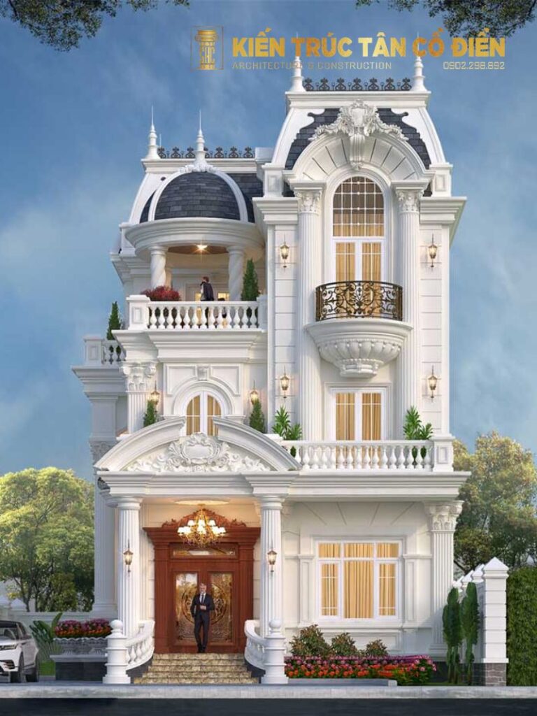 Kiến Trúc Tân Cổ Điển - SHC Design tự hào mang đến hàng trăm công trình biệt thự sang trọng