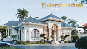 Nếu bạn mong muốn sở hữu một biệt thự 1 tầng tân cổ điển đẹp, chuẩn phong thủy, công năng tiện nghi, hãy tham khảo Kiến Trúc Tân Cổ Điển - SHC Design.