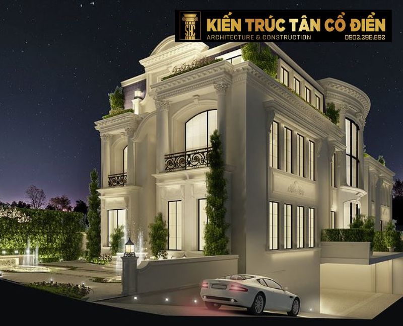 Kiến trúc Tân cổ điển là sự kết hợp tinh tế giữa vẻ đẹp cổ điển châu Âu và phong cách hiện đại, mang đến không gian sống sang trọng
