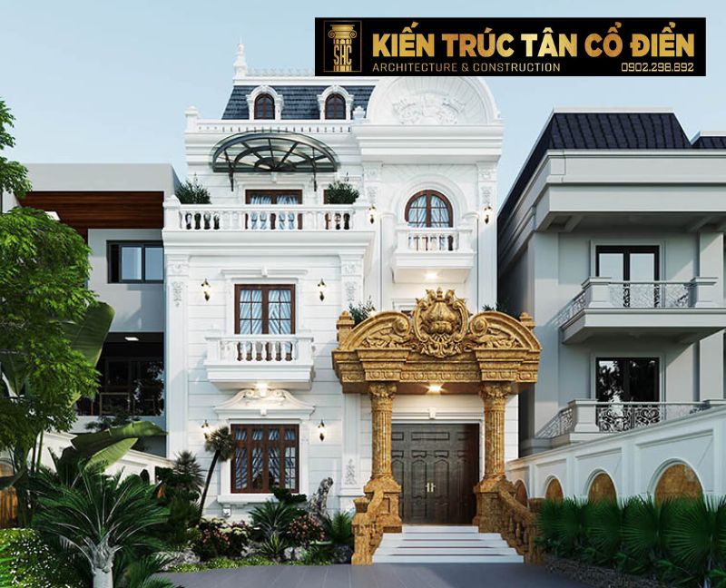 Kiến trúc Tân cổ điển là sự kết hợp tinh tế giữa nét đẹp cổ điển phương Tây và phong cách sống hiện đại