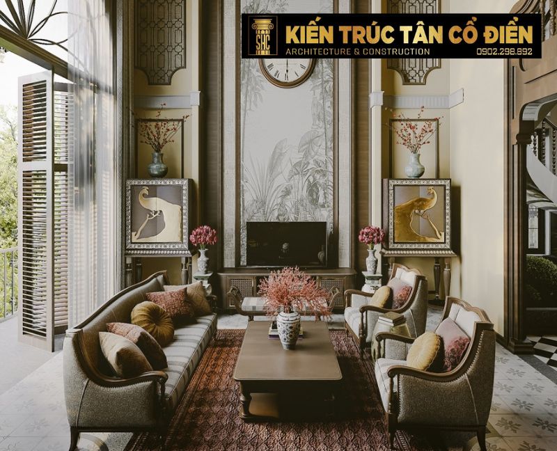 Nguyên tắc bố trí ánh sáng trong kiến trúc Indochine đóng vai trò quan trọng trong việc tôn vinh vẻ đẹp