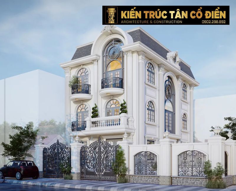 Thiết kế biệt thự Tân cổ điển luôn được xem là đỉnh cao của sự sang trọng và tinh tế trong kiến trúc