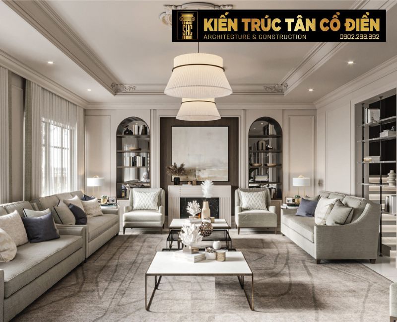 Phong cách Tân cổ điển (Neo Classical) không chỉ là sự kế thừa tinh hoa cổ điển châu Âu mà còn là nghệ thuật sắp đặt tinh tế