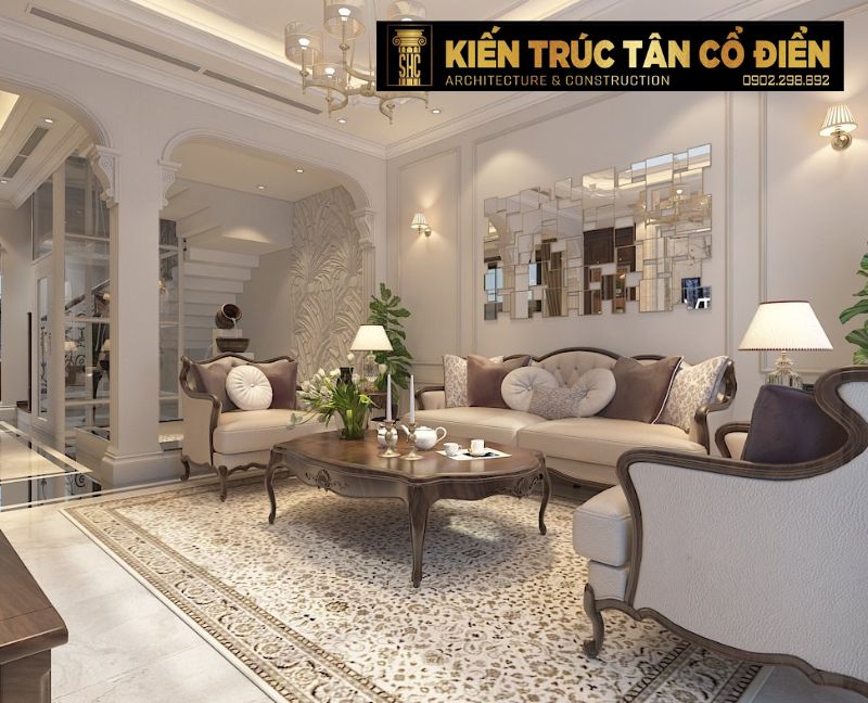 Hãy liên hệ ngay với Kiến Trúc Tân Cổ Điển - SHC Design để được tư vấn miễn phí và nhận bản thiết kế 3D thực tế.