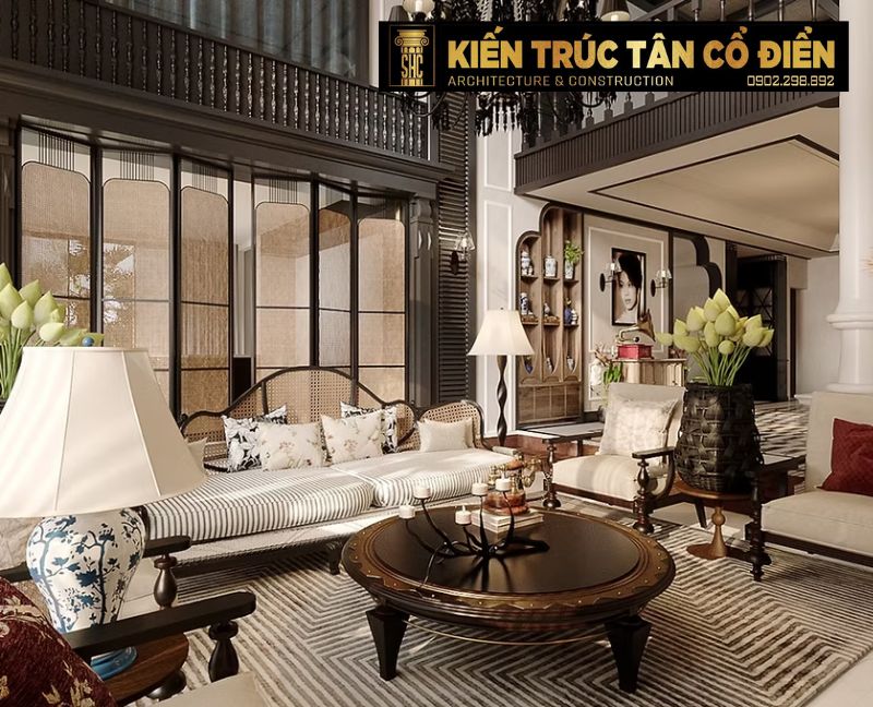 Hhãy để SHC Design kết hợp cả hai phong cách ấy thành kiến trúc Tân cổ điển pha Indochine – một xu hướng đang được nhiều gia chủ thành đạt lựa chọn.