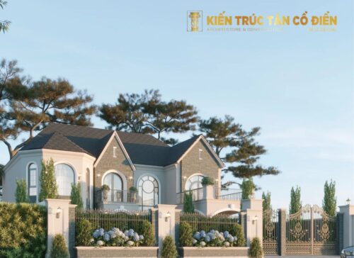 Kiến Trúc Tân Cổ Điển - SHC Design là đơn vị có kinh nghiệm thiết kế biệt thự vườn tại các khu vực ngoại ô