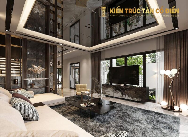 Thiết kế nội thất biệt thự 2 tầng cao cấp là sự đầu tư nghiêm túc cho không gian sống