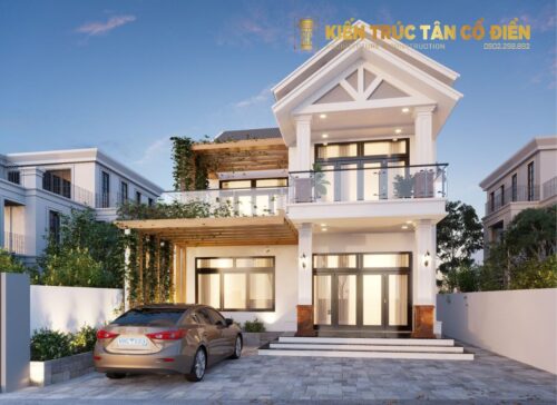 Kiến Trúc Tân Cổ Điển - SHC Design cung cấp dịch vụ thi công biệt thự trọn gói từ A–Z theo quy trình bài bản
