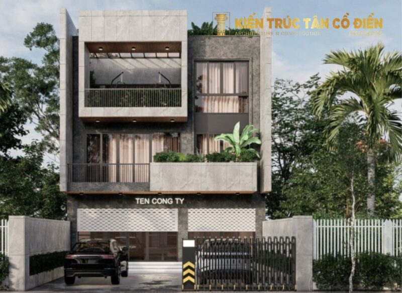 Thiết kế biệt thự 3 tầng kết hợp văn phòng tại nhà là mô hình kiến trúc tối ưu cho gia chủ