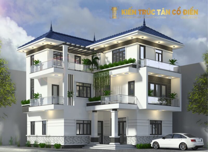 Thiết kế biệt thự 3 tầng đúng quy chuẩn xây dựng là yêu cầu bắt buộc để công trình được cấp phép hợp pháp