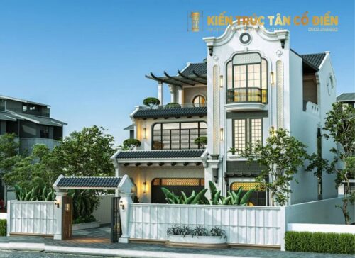 Kiến Trúc Tân Cổ Điển - SHC Design là đơn vị chuyên thiết kế biệt thự gắn liền với kiểm soát quy chuẩn xây dựng
