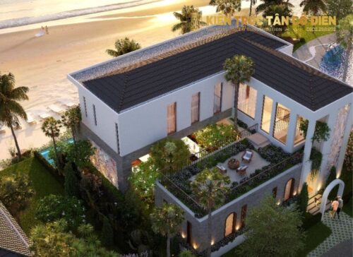 Kiến Trúc Tân Cổ Điển - SHC Design là đơn vị có kinh nghiệm thiết kế biệt thự biển hiện đại