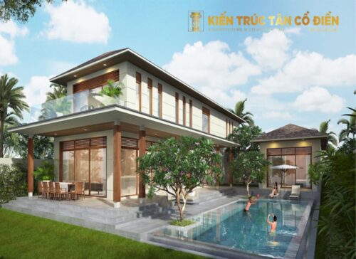 Kiến Trúc Tân Cổ Điển - SHC Design là đơn vị chuyên thiết kế biệt thự vườn dựa trên điều kiện thực tế khu đất
