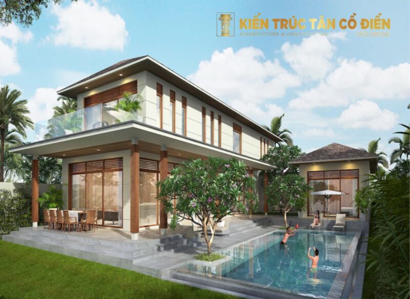 Kiến Trúc Tân Cổ Điển - SHC Design là đơn vị chuyên thiết kế biệt thự vườn dựa trên điều kiện thực tế khu đất