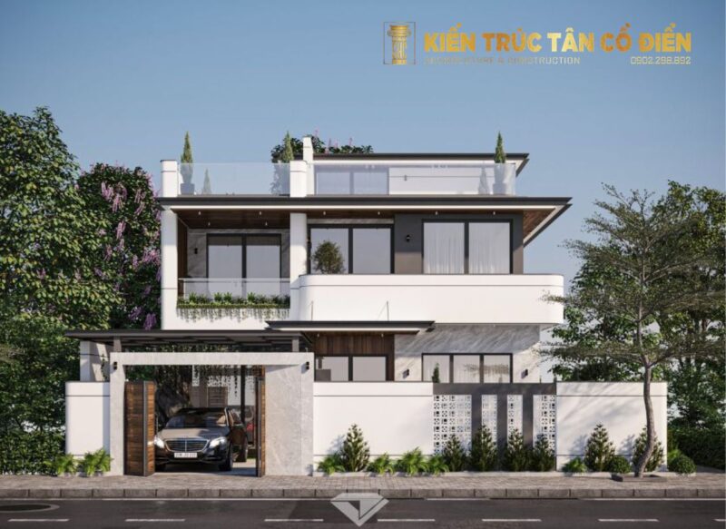 Mẫu biệt thự 2 tầng sang trọng cho gia đình khá giả là lựa chọn lý tưởng cho gia chủ muốn một không gian sống đẳng cấp