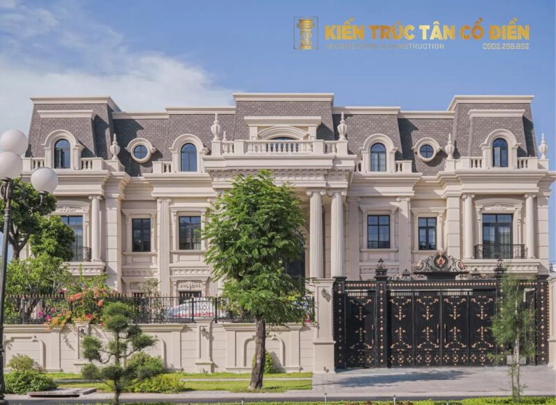 Kiến Trúc Tân Cổ Điển - SHC Design là đơn vị chuyên thiết kế biệt thự cao cấp