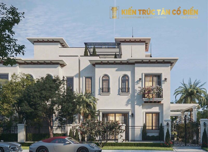 Mẫu biệt thự biển phong cách Địa Trung Hải là sự kết hợp hoàn hảo giữa kiến trúc lãng mạn