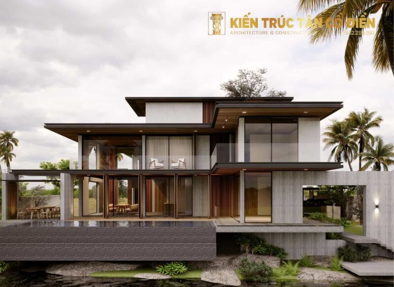 Biệt thự vườn phong cách tối giản là lựa chọn kiến trúc đại diện cho lối sống hiện đại