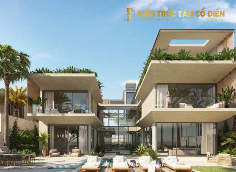 Biệt thự biển phong cách hiện đại cần được tiếp cận bằng tư duy tổng thể