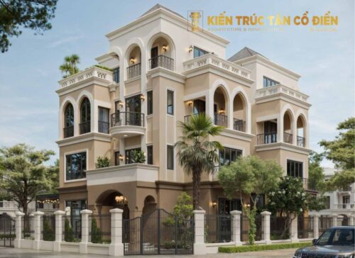 Kiến Trúc Tân Cổ Điển - SHC Design là đơn vị chuyên thiết kế biệt thự cao cấp