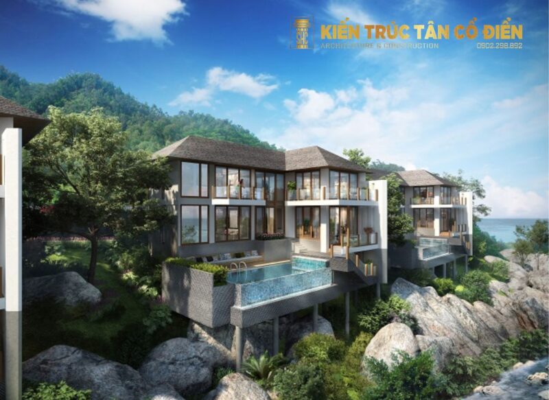 Kiến Trúc Tân Cổ Điển - SHC Design là đơn vị thiết kế biệt thự biển cao cấp