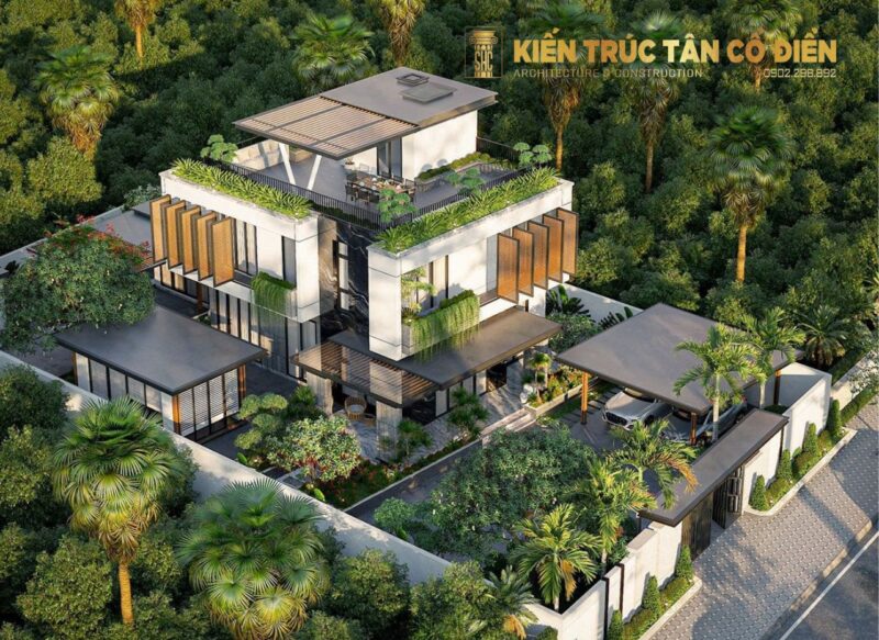 Kiến Trúc Tân Cổ Điển - SHC Design là đơn vị chuyên thiết kế biệt thự vườn cao cấp