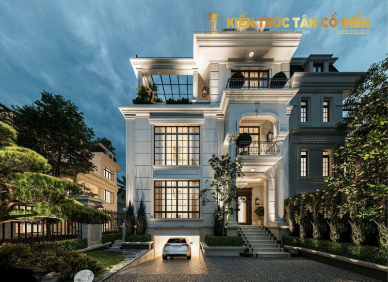 Kiến Trúc Tân Cổ Điển - SHC Design là đơn vị chuyên thiết kế biệt thự cao cấp