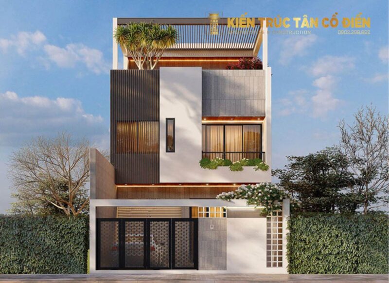 Thiết kế biệt thự 3 tầng có sân thượng là giải pháp kiến trúc được nhiều gia chủ lựa chọn