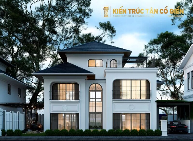 Kiến Trúc Tân Cổ Điển - SHC Design là đơn vị có kinh nghiệm thiết kế biệt thự biển cao cấp