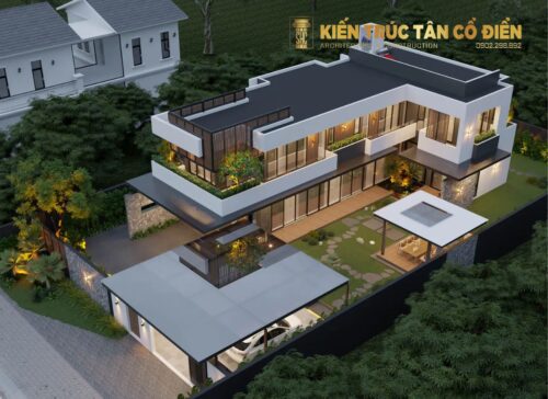 Kiến Trúc Tân Cổ Điển - SHC Design là đơn vị chuyên thiết kế biệt thự vườn cao cấp