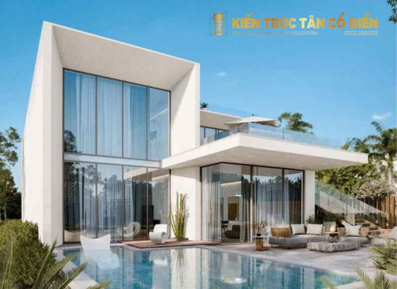 Thiết kế biệt thự biển có hồ bơi vô cực là đỉnh cao của kiến trúc nghỉ dưỡng ven biển