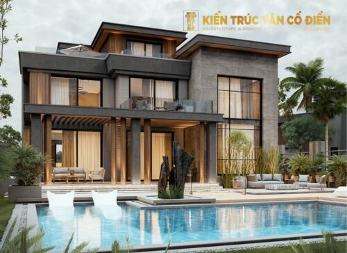 Kiến Trúc Tân Cổ Điển - SHC Design là đơn vị có kinh nghiệm thiết kế biệt thự biển cao cấp
