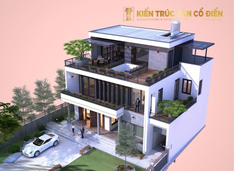 Kiến Trúc Tân Cổ Điển - SHC Design là đơn vị chuyên thiết kế biệt thự cao cấp