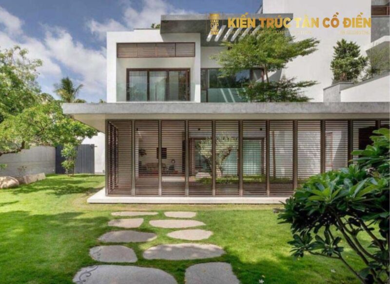 Vật liệu xây dựng phù hợp cho biệt thự vườn là yếu tố then chốt quyết định chất lượng không gian sống