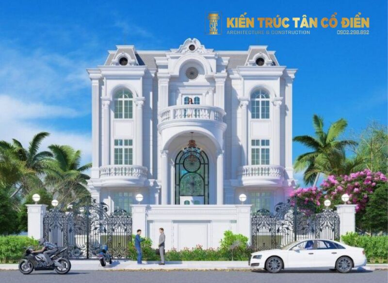 Kiến Trúc Tân Cổ Điển - SHC Design áp dụng quy trình thi công – giám sát nghiêm ngặt
