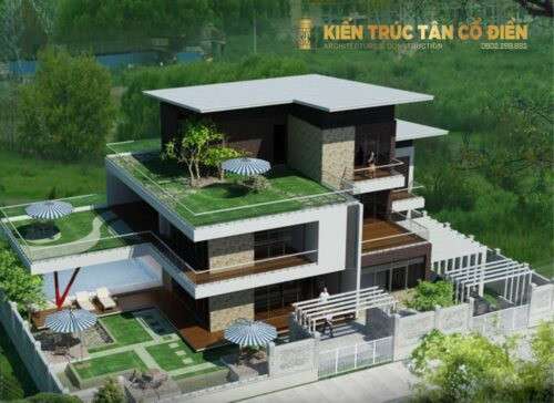 Kiến Trúc Tân Cổ Điển - SHC Design là đơn vị có kinh nghiệm thiết kế biệt thự biển cao cấp