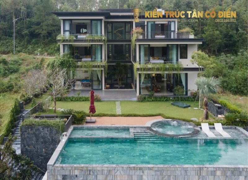 Thiết kế biệt thự nghỉ dưỡng gia đình được xem là giải pháp kiến trúc toàn diện