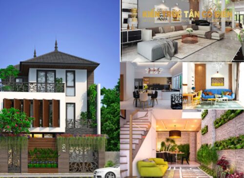 Kiến Trúc Tân Cổ Điển - SHC Design là đơn vị chuyên thiết kế biệt thự cao cấp theo yêu cầu riêng