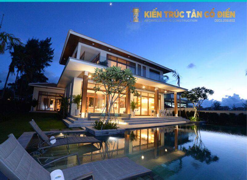 Kiến Trúc Tân Cổ Điển - SHC Design là đơn vị có kinh nghiệm thiết kế biệt thự ven biển cao cấp