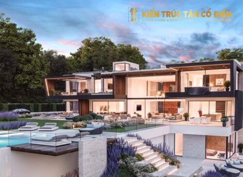 Thiết kế biệt thự nghỉ dưỡng gia đình là xu hướng kiến trúc phản ánh rõ nhu cầu sống chất lượng