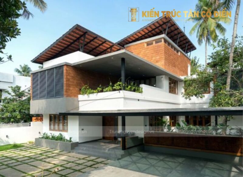 Thiết kế biệt thự tiết kiệm năng lượng là xu hướng kiến trúc bền vững được nhiều gia chủ ưu tiên