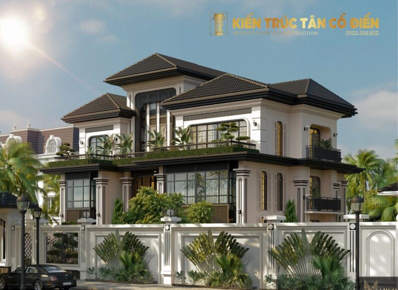 Kiến Trúc Tân Cổ Điển - SHC Design là đơn vị có kinh nghiệm thiết kế biệt thự gắn liền với tư vấn pháp lý