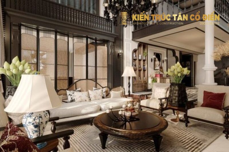 indochine là phong cách có nền tảng kiến trúc rõ ràng, được tạo ra từ sự kết hợp giữa kiến trúc Pháp và văn hóa Á Đông.